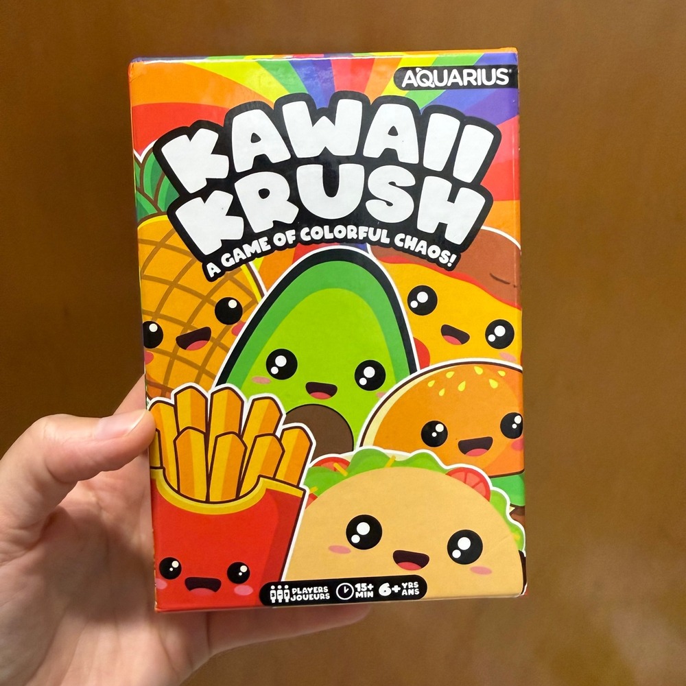 Aquarius Kawaii Krush A Game of Colorful Chaos Card Game 110 Cards 3-7 Players